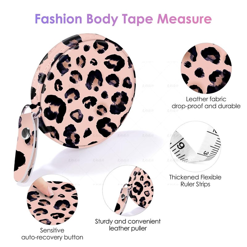 Gerkia Sewing Tape Measure，Colour Printed Small Retractable Soft Measuring Tape for Tailor Cloth Fabric Body Measurements. - Image 3